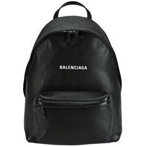 Balenciaga Backpack black leather logo